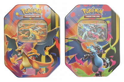 Pokémon Spring EX Tin Mega Charizard X und Y Vorderseite
