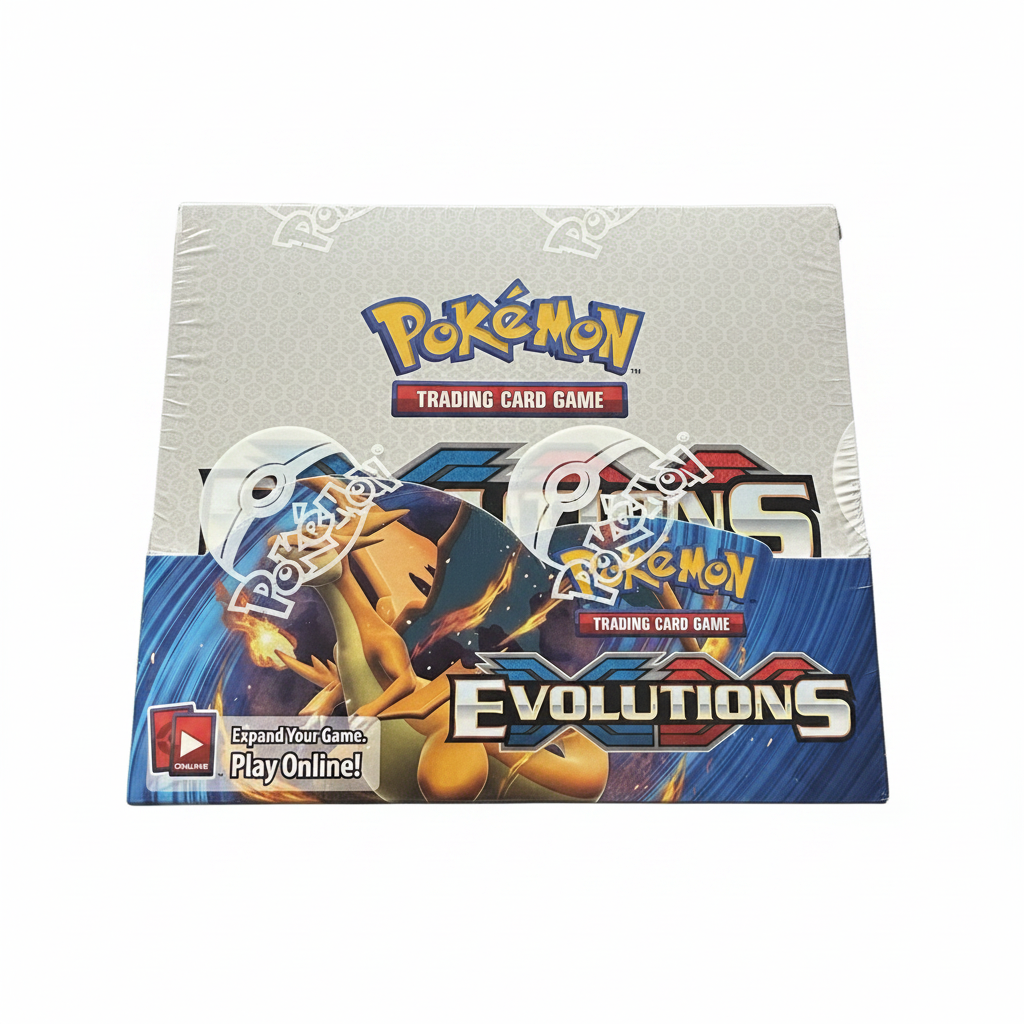 Pokémon XY Evolutions Booster Display – weisser Hintergrund