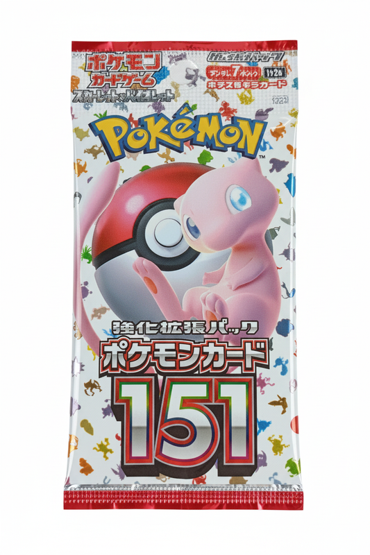 Pokemon 151 SingleBooster JP – freigestellt
